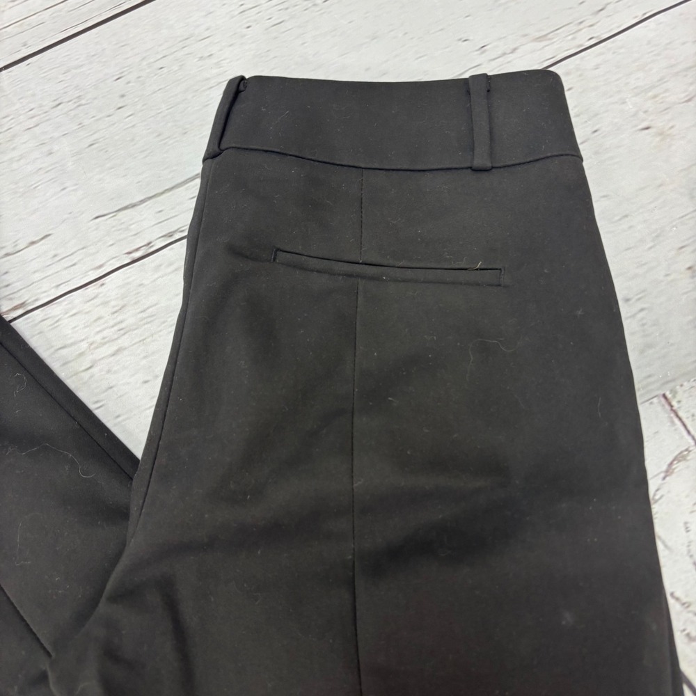 Ann Taylor LOFT Marisa Skinny Black Dress Pants Trousers Womens Size 8